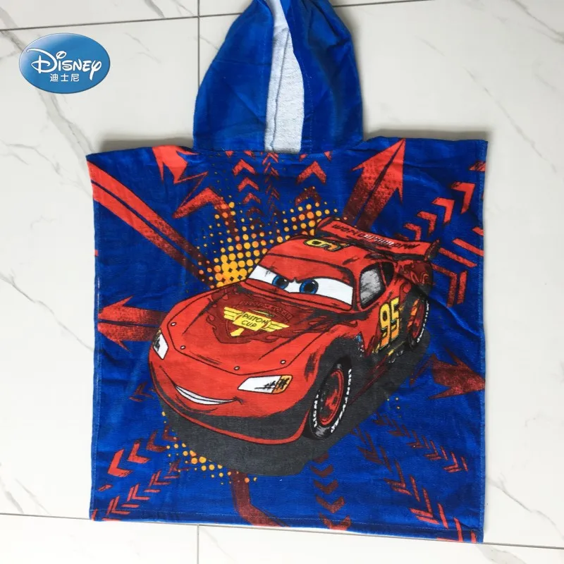 Disney 100% хлопок детское банное/пляжное полотенце с капюшоном для мальчиков малышей