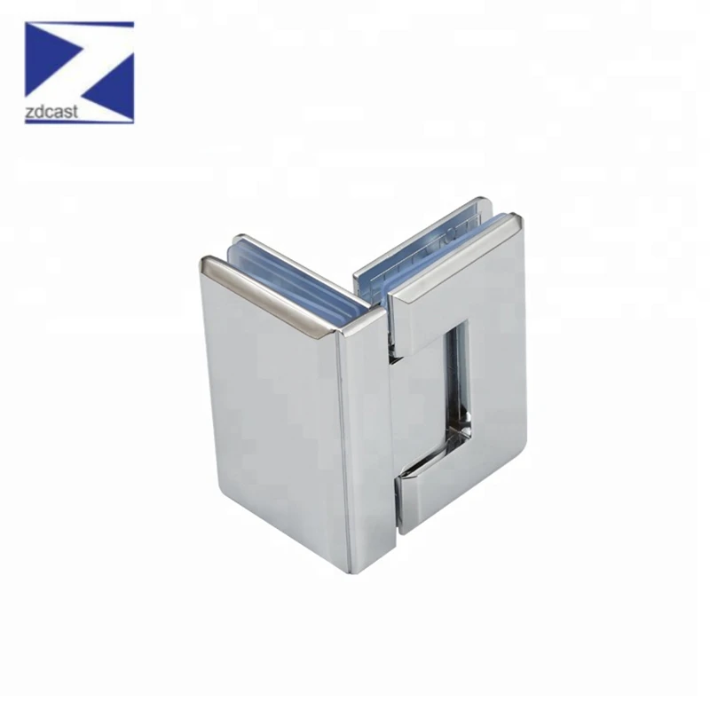 Дверца для душа из нержавеющей стали пружинная петля 90 градусов 12 мм закаленное