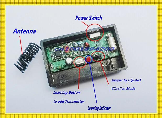 Беспроводной Радиочастотный вибратор DC1.5V с пультом дистанционного управления