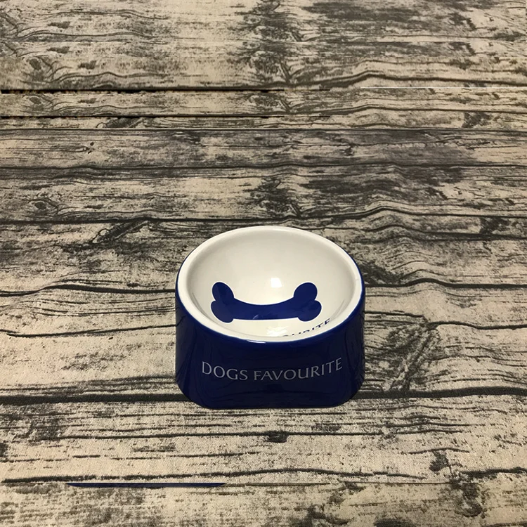 Керамическая миска для собак кормления кошек корма керамическая домашних