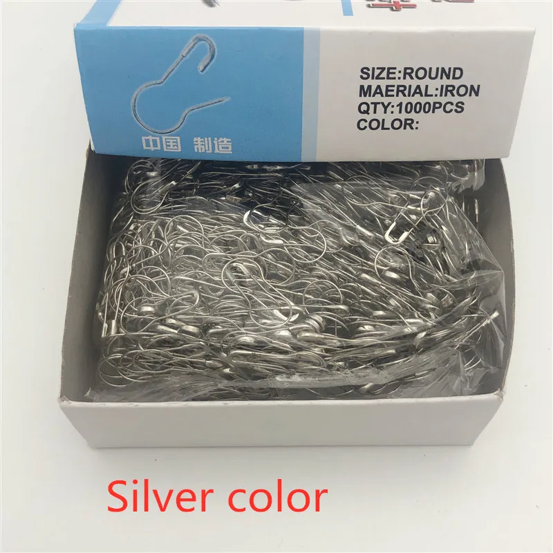 Silver 1000 шт много цветов железные материальные белые грушевидные золотые черные Серебряные бронзовые зеленые фиолетовые защитные булавки Длина(20 мм - Цвет: Silver