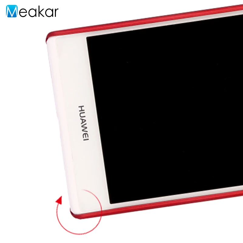Матовая Пластик Coque 5.0For huawei P7 чехол для huawei Ascend P7 двойной P7-L10 P7-L00 P7-L05 телефона чехол-лента на заднюю панель
