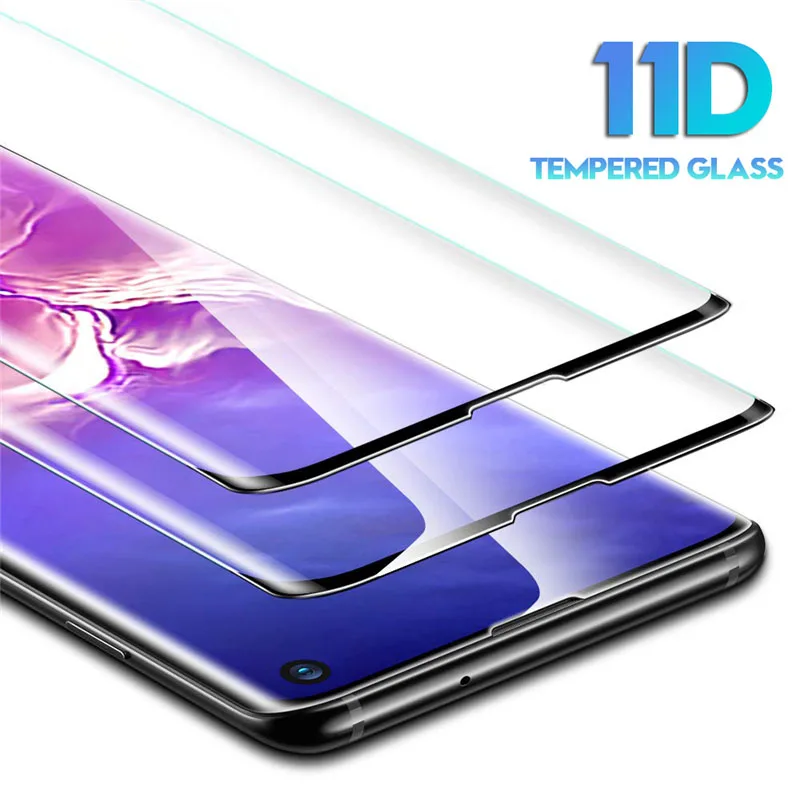 Protective Glass For Samsung s10 plus s10e Glas Screen Protector On Galaxy e s10plus s 10 10s safety phone film tremp case | Мобильные