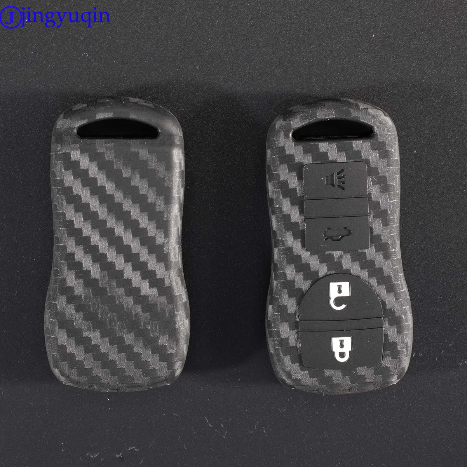Jingyuqin 2/3/4 кнопки из углеродного волокна Patten для Nissan Armada Sentra 350Z Altima Maxima Infiniti