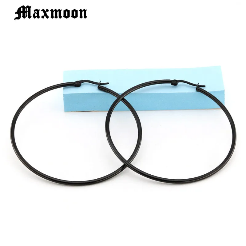 Maxmoon 2018 Новинка 1 пара Винтажные висячие большие круглые серьги кольца женские
