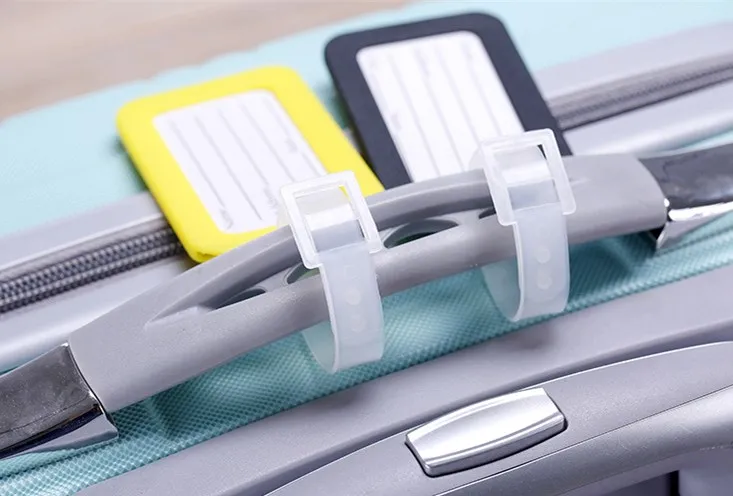 Hot 10X Travel Luggage Bag Tag Name Address ID Label Plastic Suitcase Baggage Tags | Дом и сад
