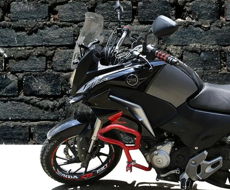 Для Honda CBF190X бак мотоцикла тяги Pad Колено Ручка протектор противоскользящие стикеры Углерода filber