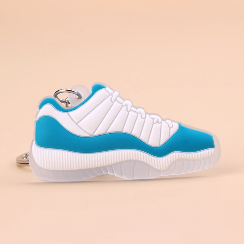 Брелок новые экзотические мини Jordan 11 ретро обуви ключевая цепь Для мужчин и Для женщин детские подарочные брелки на баскетбольных кроссовок ключ держатель porte Clef - Цвет: Picture Color03