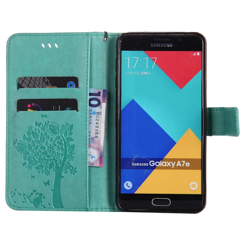 Чехол для Samsung Galaxy A7 A 7 2016 A710 A76 A710FD кошелек флип чехол телефона кожаный SM A710F/DS A710F