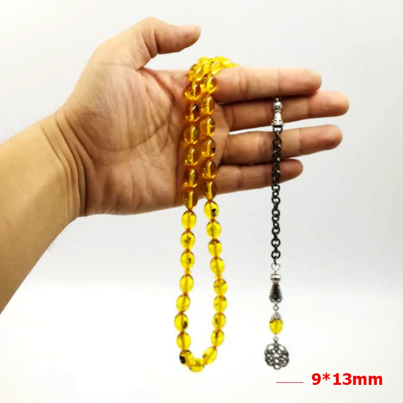 Золотые насекомые Tasbih исламские четки 33 бусины роскошный браслет ИД подарок для