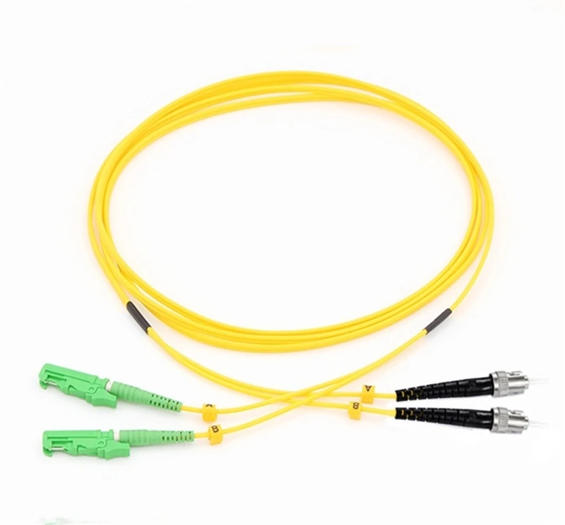 10pcs 1M E2000/APC fiber patch cords SM Duplex E2000/APC LC ST SC FC UPC APC DX Singlemode OS1 OS2 9/125um free shipping