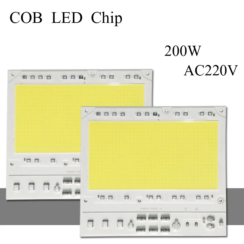 200 Вт Холодный белый светодиодный чип лампы оптом для Foold Light AC 220 V/240 V высокое