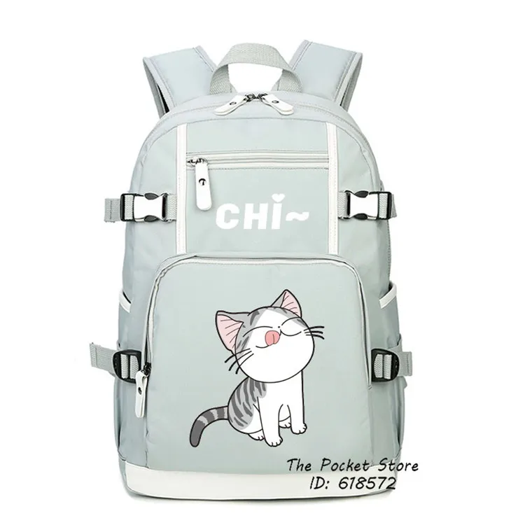 16 Женский рюкзак Kawaii Cat, милый домашний рюкзак Chi's, тканевый школьный рюкзак Chi Cat, розовый рюкзак для путешествий - Цвет: 16
