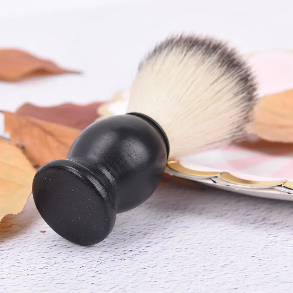 Best Pure nylon Hair For Men Shaving brush Fashion Brown soft hair Wood Brush handle | Красота и здоровье