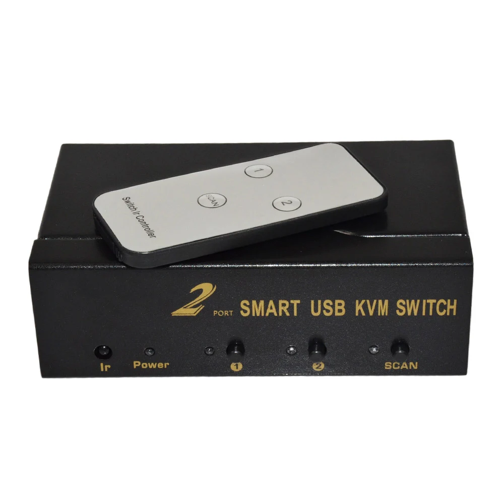 Usb vga kvm switch 2 порта VGA переключатель SVGA адаптер для подключения клавиатуры и мыши