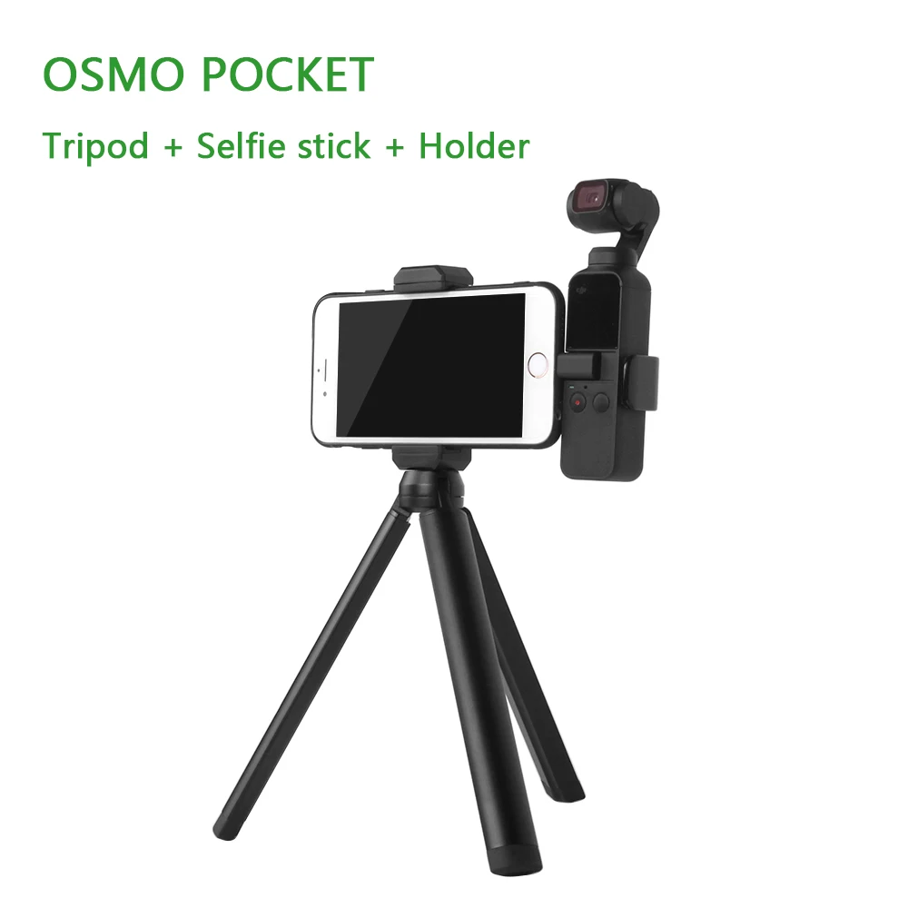 Новое поступление OSMO карманная селфи палка+ держатель для телефона+ Штатив для DJI OSMO Карманный карданный стабилизатор аксессуары для камеры