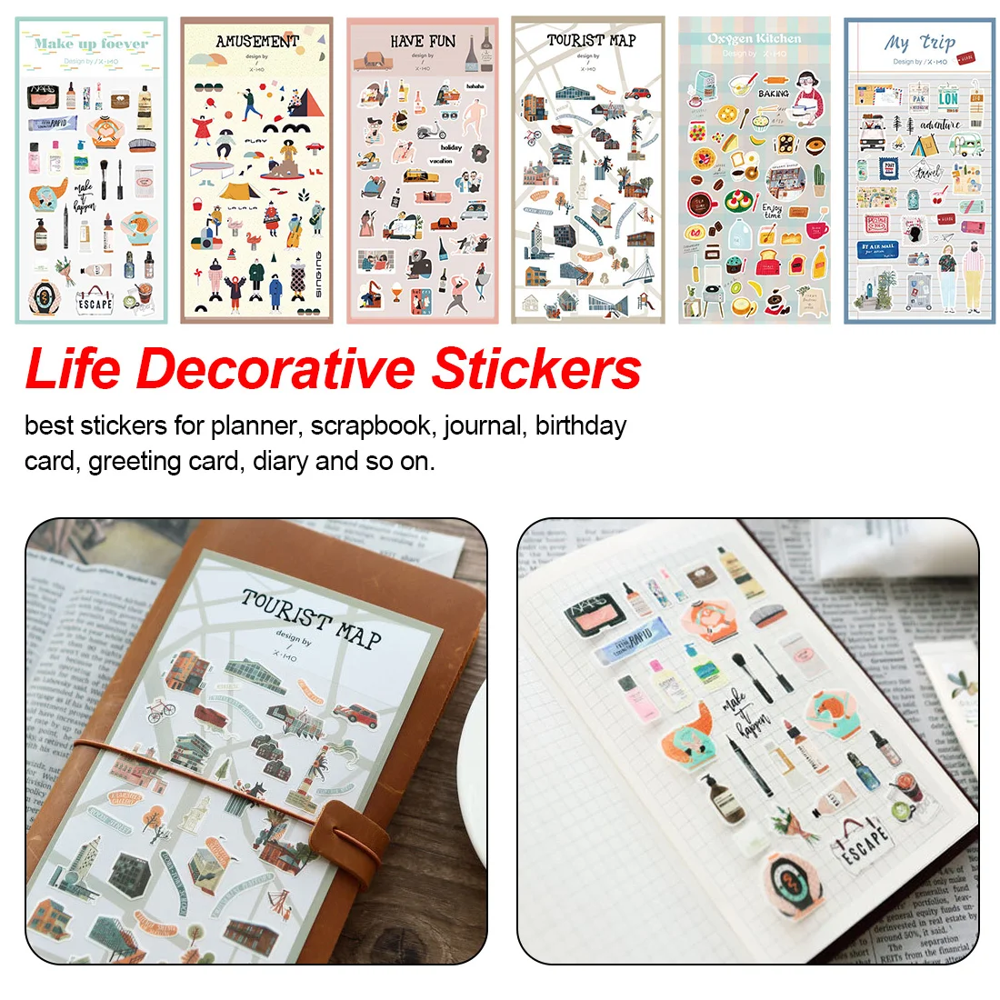 1 набор художественных наклеек для скрапбукинга канцелярские наклейки дневника