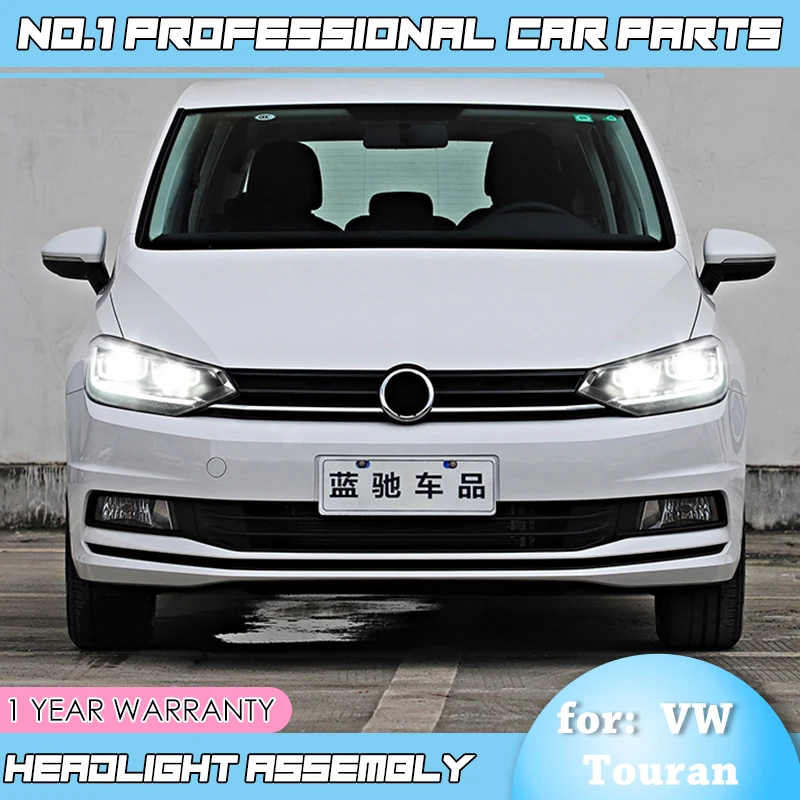 Автомобильные аксессуары из нержавеющей стали для VW Touran фары 2017-2018 НОВЫЙ