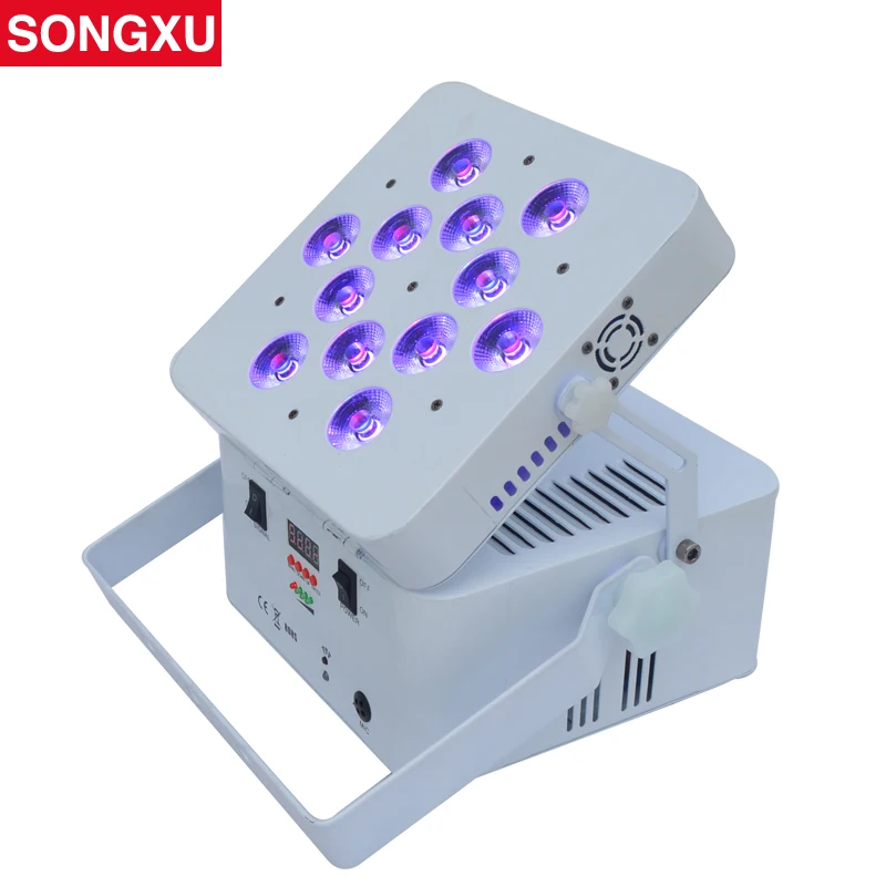 SONGXU 12X15W 5 в 1 RGBWA беспроводной сценический светильник с аккумулятором питание Par