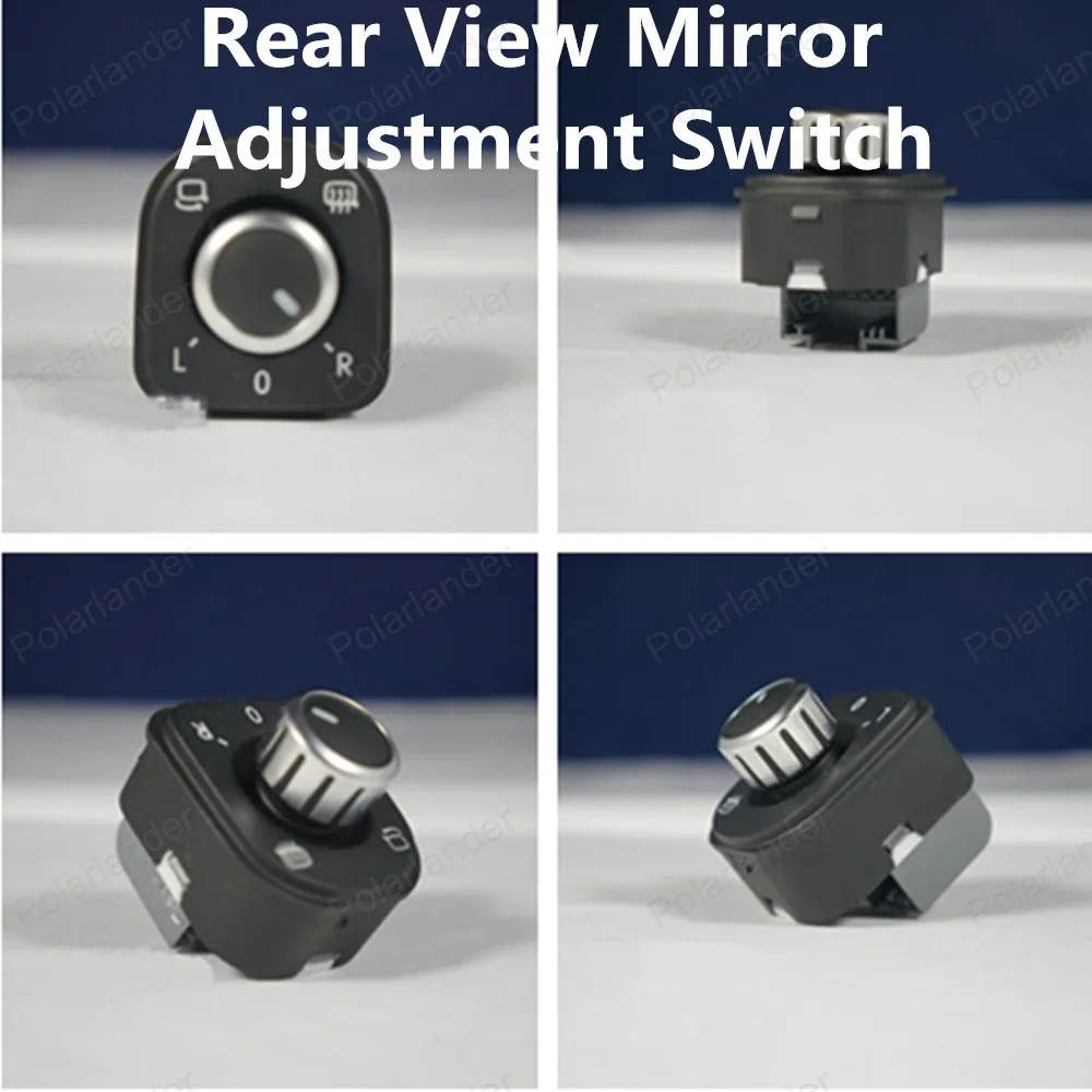 Polarlander 5ND959565A/B Для T/iguan S/agitar Magot/an CC G/olf 6 зеркальный переключатель автомобильная ручка регулировки Зеркала бокового вида Хром