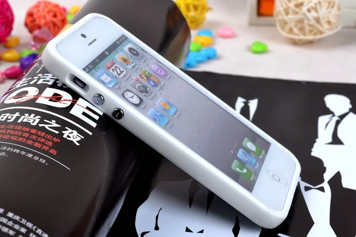 Сплошной цвет Силиконовый протектор бампер для iphone 5 5s SE Защитная крышка рамка из ТПУ и ПК сотовый телефон Сумки чехол с 10 цвет s