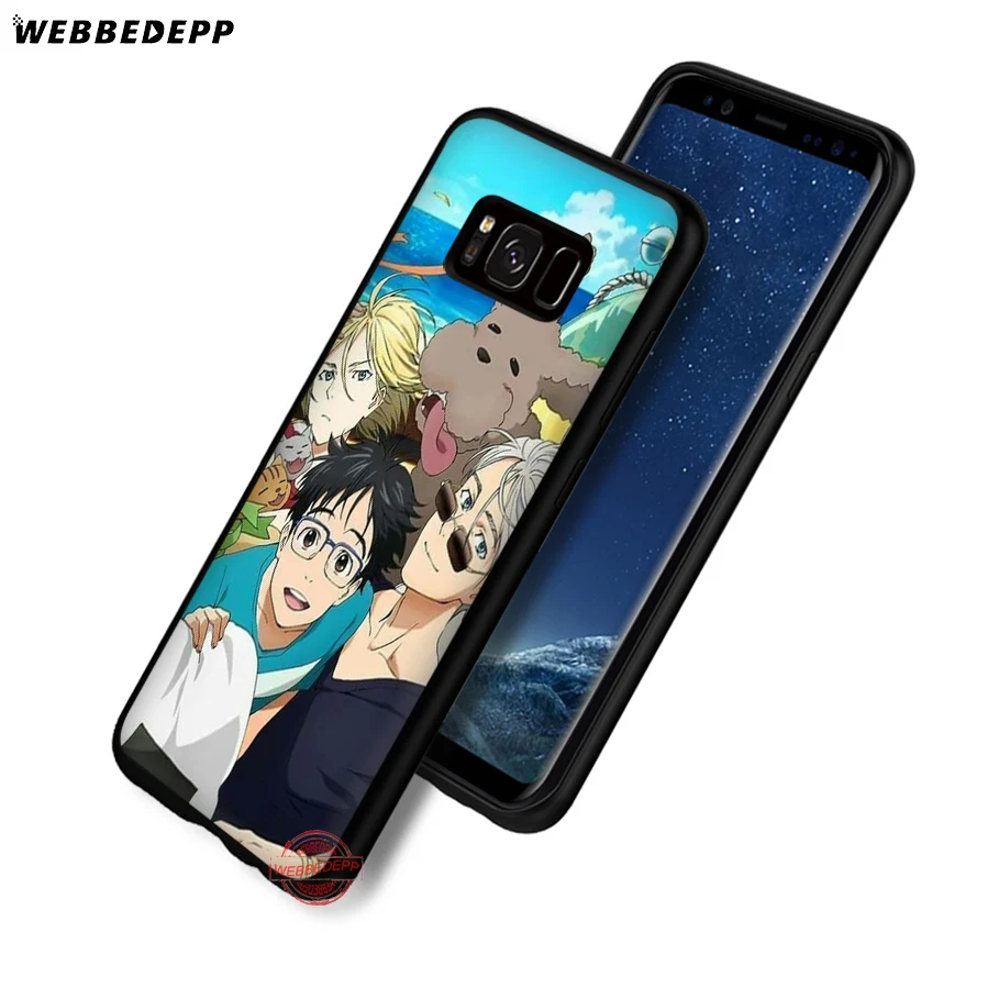WEBBEDEPP yuri on ice Soft Case for Samsung A6 A7 A8 A9 J6 2018 S6 S7 S8 S9 S10E S20 Ultra Note 8 9 10 Lite Plus | Мобильные