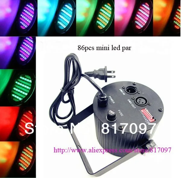 

86 шт. мини led par RGB плоские par лампы для вечеринок 4CH светодиодный сценический свет led диско свет для вечеринки диско dj Бар полоса бесплатная до...