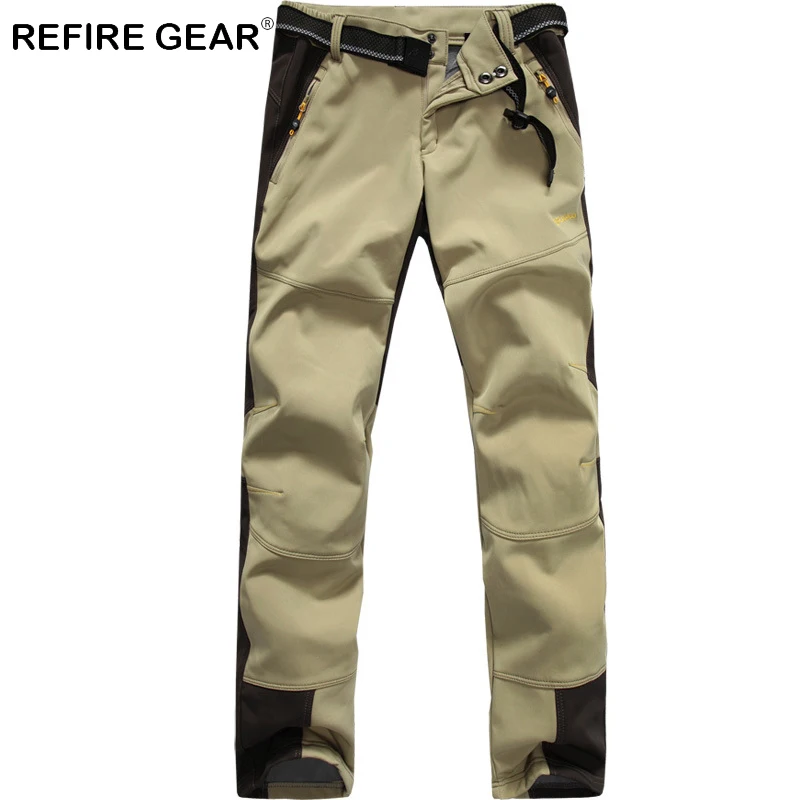 Женские теплые флисовые брюки ReFire Gear непромокаемые для альпинизма | Спорт и