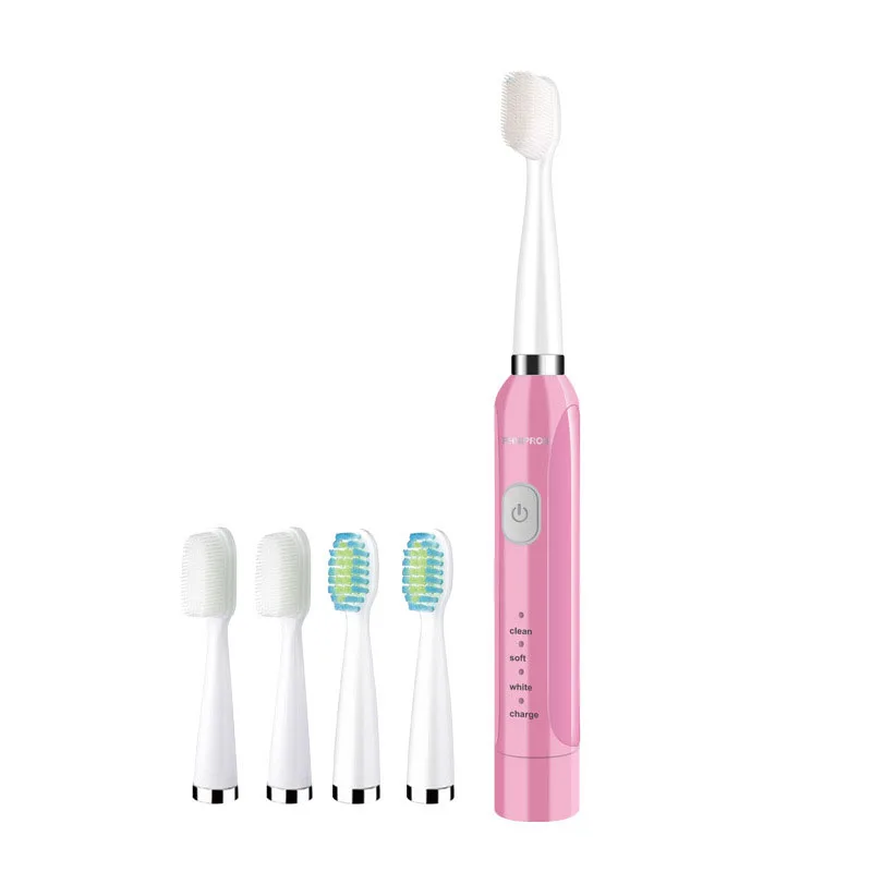 Мульти-передач электрический Зубная щётка USB зарядка всего тела мыть мягкой