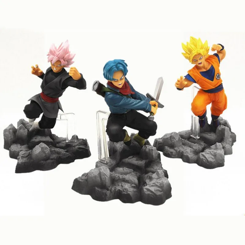 12-13 см 3 типа аниме Dragon Ball Z Super Soul X Son Goku Плавки Черный Гоку ПВХ Фигурки Модель