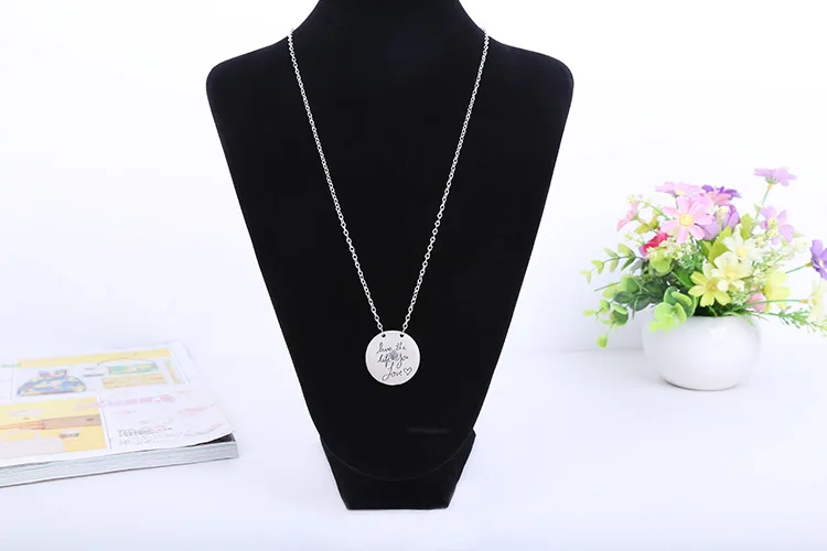 Женское круглое колье с надписью hope for завтра | Украшения и аксессуары