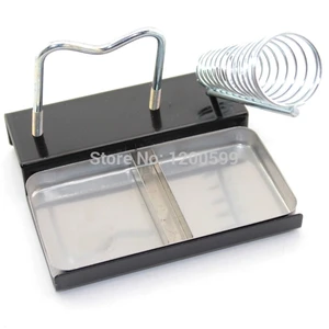 Подставка для паяльника, квадратный металлический держатель для паяльника, ремонтные инструменты для дома, электрозащитное основание