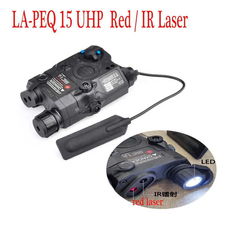 Element Airsoft LA-5C PEQ 15 UHP внешний вид красный/ИК лазер и фонарик(EX396