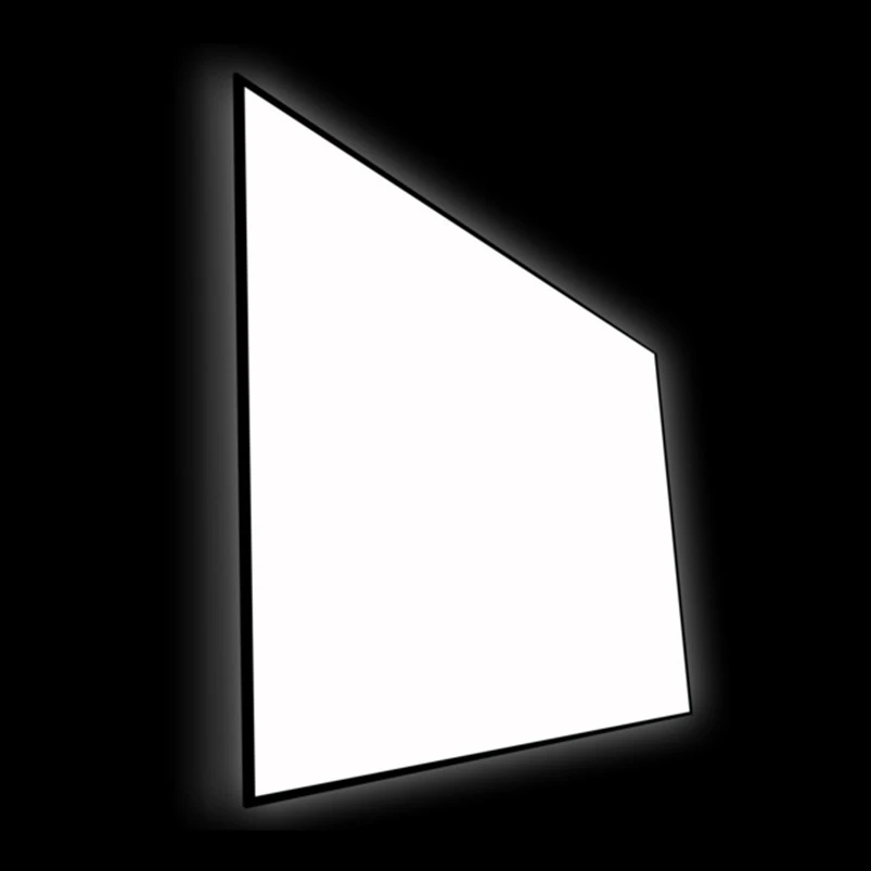 F2WWAW 16:10Widescreen Format Home theater Thin Bezel Fixed Frame Projection Screen with 4K Woven Acoustic Transparent White | Электроника