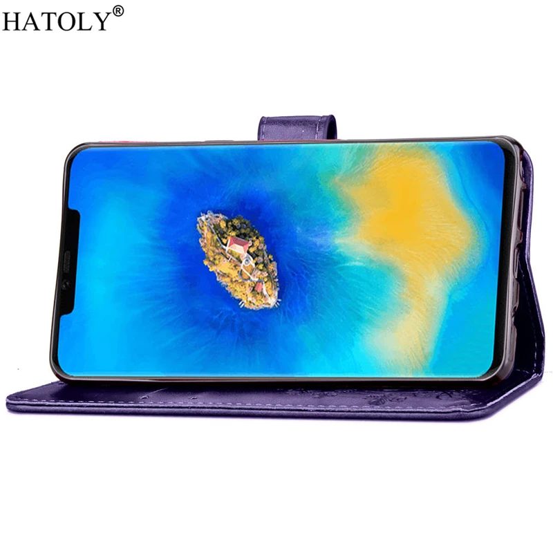 Чехол для Huawei Mate 20 Pro кожаный флип чехол кошелек сумка мягкий силиконовый