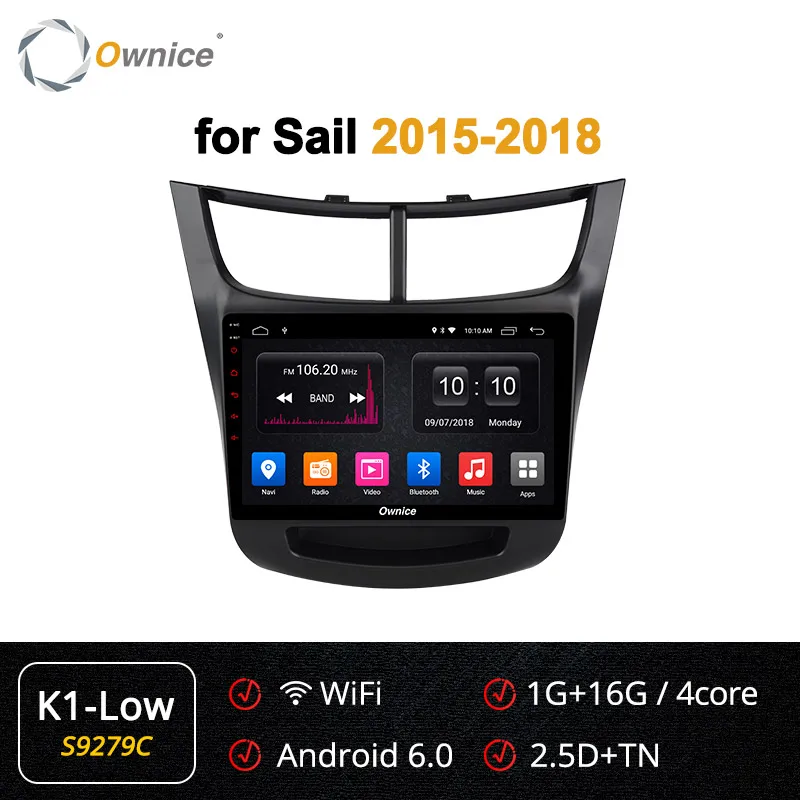 S9279 K1-Low Ownice 8 ядерный ПК с системой андроида и 9,0 360 панорама gps радио навигации k3 k5 k6 для Chevrolet Парус 4G DSP SPDIF - Цвет: S9279 K1-Low