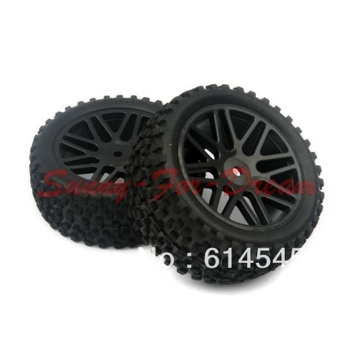 

4x1/10 HSP Off-Road Buggy Front Rear Wheel Rims Tyres Tires Sponge 66015-66035