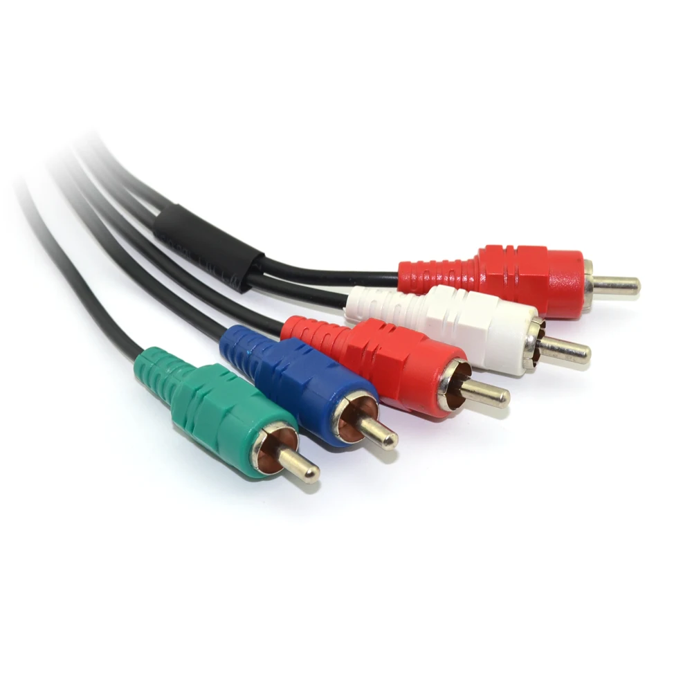 Высококачественный 5RCA Y/Pr/Pb компонент AV аудио видео HD TV кабель для Playstion 2 PS2 PS3