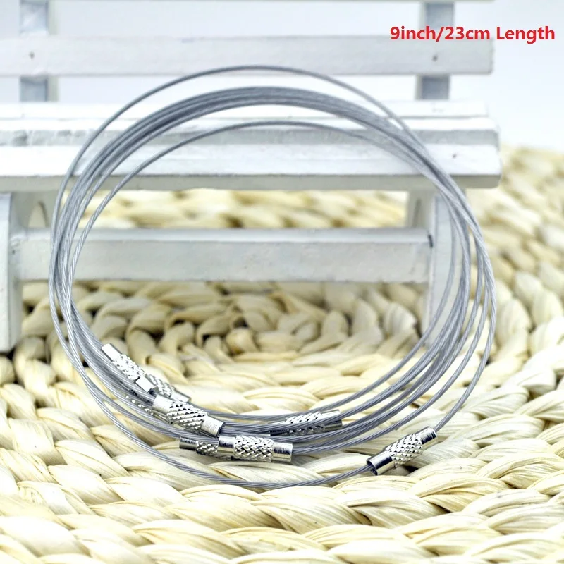 Кабель из нержавеющей стали для ювелирных изделий 10 шт.|cord wires|wire wiresteel memory wire |