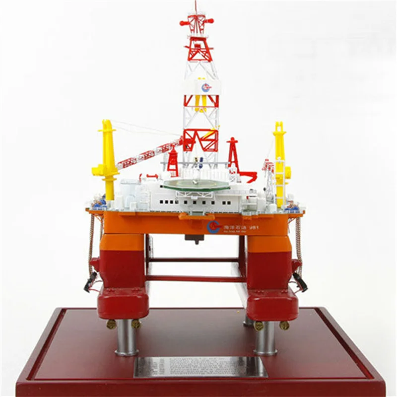 Bo 1:7 00 981 глубоководная полупогружная морская нефтяная буровая платформа Подарочная Коллекция Модель для симуляции