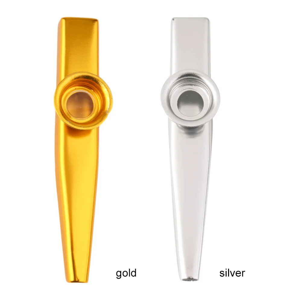 New Aluminum Alloy Kazoo Diaphragm Mouth Harmonica Kids Party Gift Kid Musical Instrument Toys~ | Спорт и развлечения