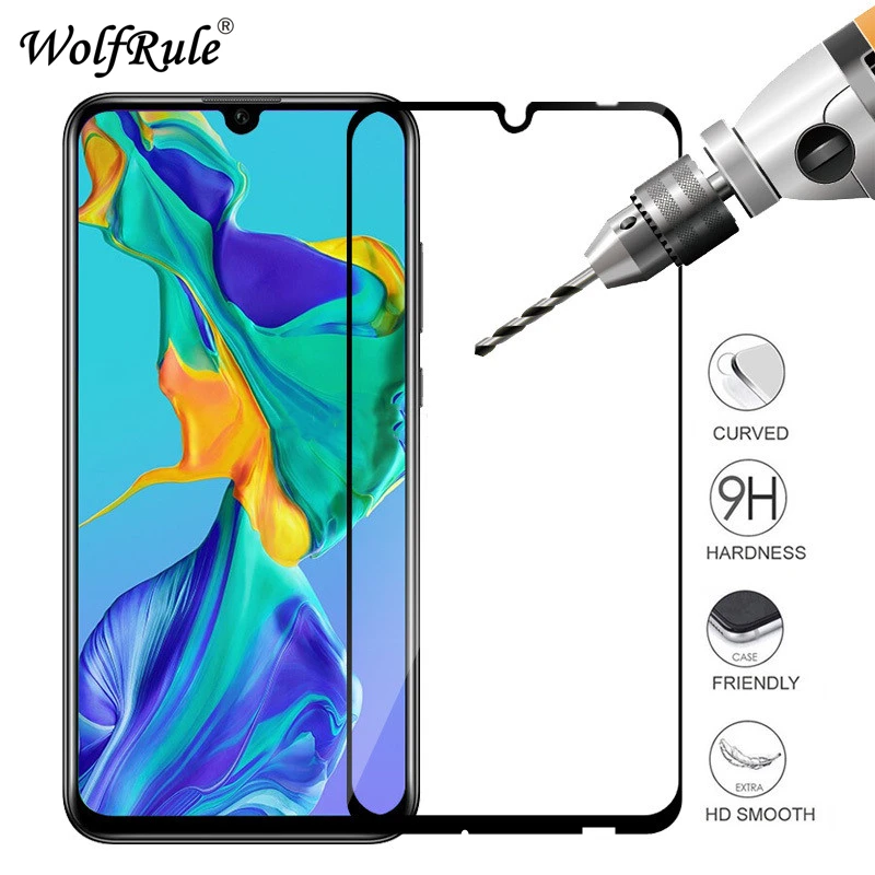 Закаленное стекло с полным покрытием для Huawei Honor 10i стеклянная Защита экрана