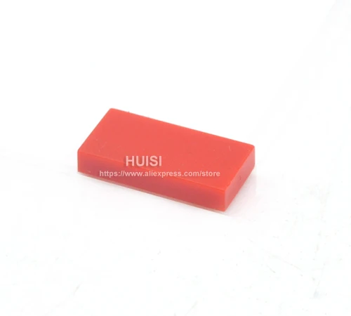 50pcs red Классические игрушки ABS пластиковые блоки строительные игрушки кирпичные детали Совместимость с лего плитка 1x2 плоские DIY игрушки для детей 6 лет 50 шт./лот - Цвет: 50pcs red