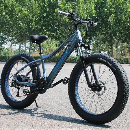 gray-blue Электрический велосипед Ebike, 27 скоростей, 10AH, 48 В, 500 Вт, E велосипед, 26*4,0, горные велосипеды, толстый велосипед, дорожный электрический велосипед, алюминиевый сплав - Цвет: gray-blue