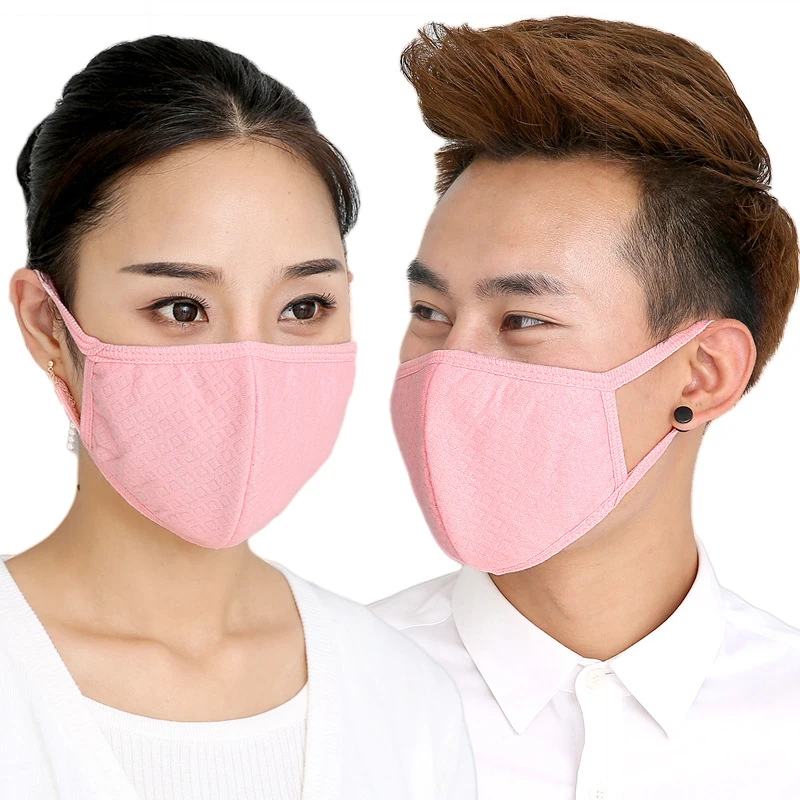 PM2.5 маска для рта, модная, однотонная, анти-Дымчатая, Пылезащитная маска, фильтр для носа, Ветрозащитная маска для лица, муфельная, для бактерий, гриппа, тканевая маска