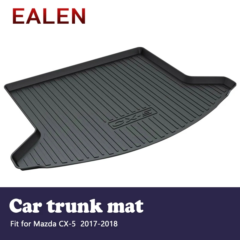 EALEN For Mazda CX-5 KF 2017 2018 Styling Boot Liner Waterproof carpet Anti-slip mat Accessories 1Set Car Cargo rear trunk mat