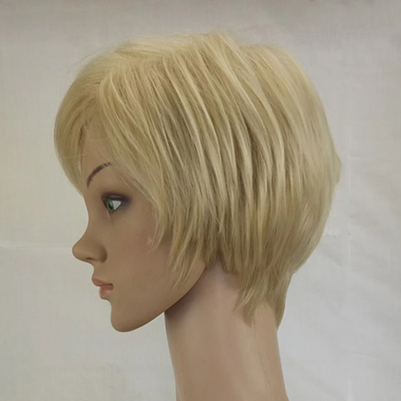 HAIRJOY Женские синтетические волосы парик коричневый блонд Выделите слоистые короткие прямые парики 9 цветов