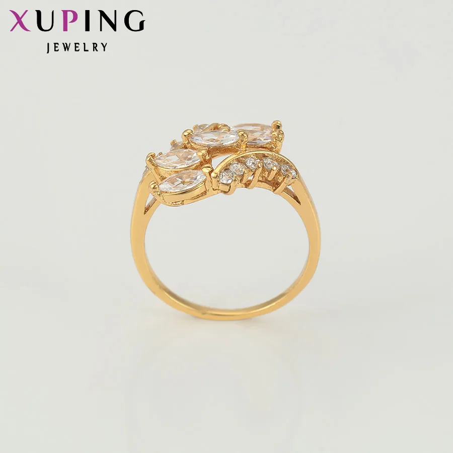 Xuping, элегантные кольца, европейский стиль, цветные, позолота, очаровательные ювелирные изделия, рождественский подарок для женщин S24, 1 \ S36, 1-11372