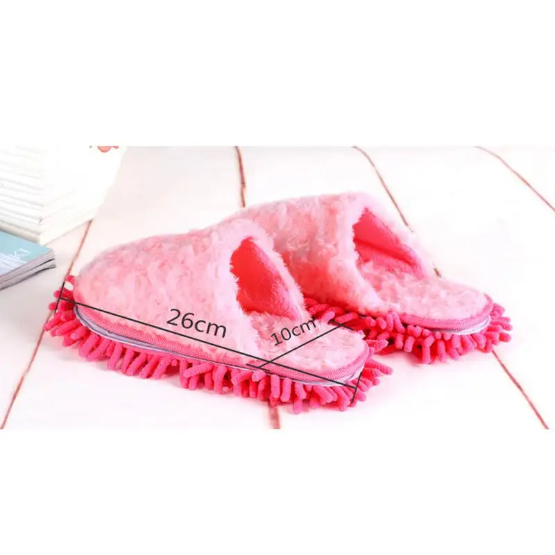 1 пара Швабра из микрофибры для уборки полов ленивый пушистые тапочки Дом настила