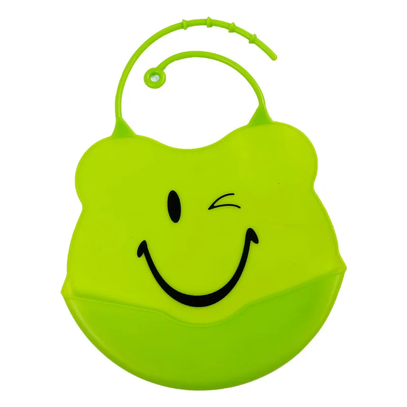 

Cute Cartoon Design Baby Bibs Waterproof Silicone Feeding Baby Saliva Towel Newborn Cartoon Waterproof Aprons Baby Bibs